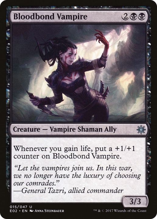 Bloodbond Vampire in the group Magic the Gathering / Types / Colors / Black at Proxyprinters.com (39503)