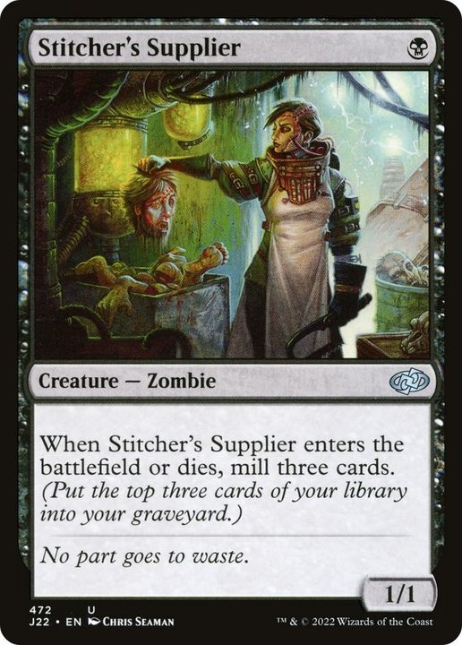 Stitcher's Supplier in the group Magic the Gathering / Types / Creatures / Zombie at Proxyprinters.com (39540)