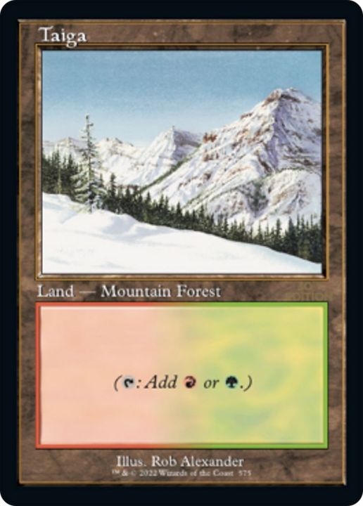 Taiga in the group Magic the Gathering / Types / Land / Forest at Proxyprinters.com (39541)