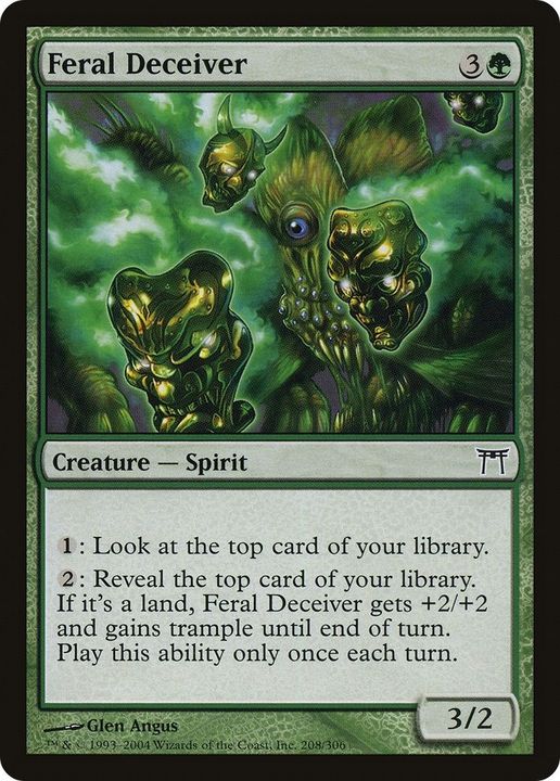 Feral Deceiver in the group Magic the Gathering / Types / Colors / Green at Proxyprinters.com (39548)