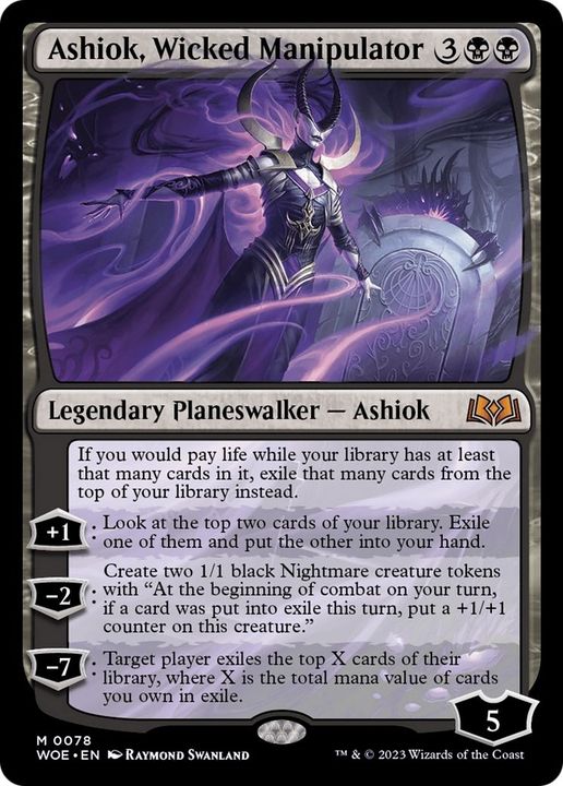 Ashiok, Wicked Manipulator in the group Magic the Gathering / Types / Colors / Black at Proxyprinters.com (39550)