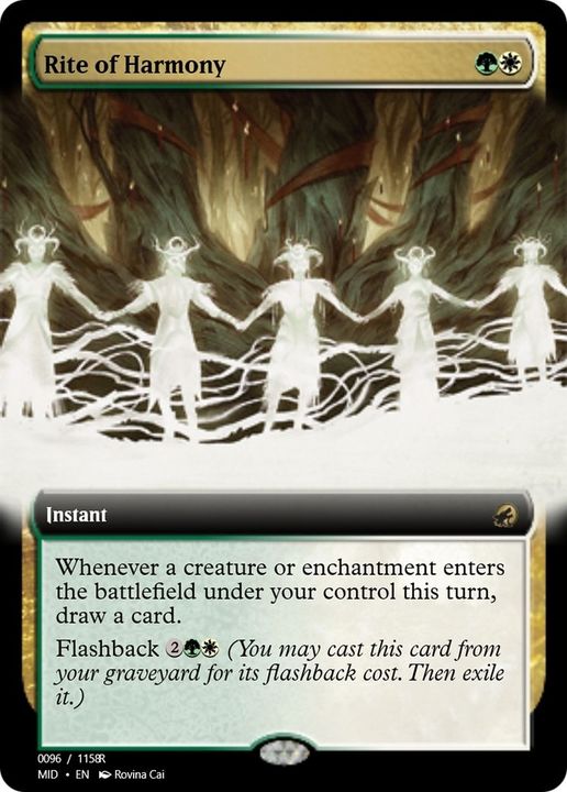 Rite of Harmony in the group Magic the Gathering / Types / Colors / Multicolors / G, W at Proxyprinters.com (39563)