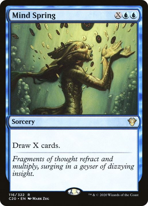 Mind Spring in the group Magic the Gathering / Sets / Commander 2020 at Proxyprinters.com (39577)