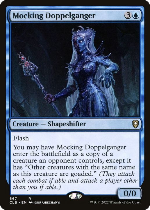 Mocking Doppelganger in the group Magic the Gathering / Sets / Commander Legends: Battle for Baldur's Gate at Proxyprinters.com (39578)