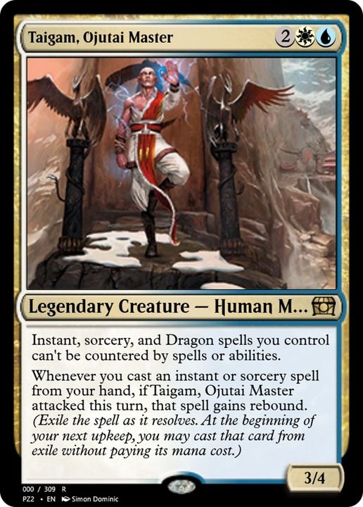 Taigam, Ojutai Master in the group Magic the Gathering / Types / Colors / Multicolors / U, W at Proxyprinters.com (39585)