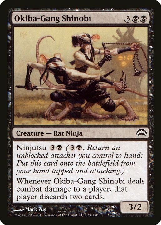 Okiba-Gang Shinobi in the group Magic the Gathering / Types / Colors / Black at Proxyprinters.com (39586)