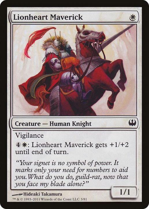 Lionheart Maverick in the group Magic the Gathering / Types / Creatures / Human at Proxyprinters.com (3959)