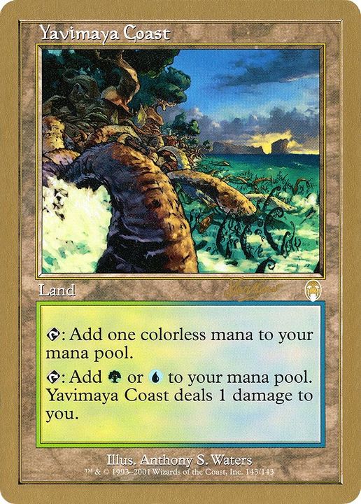 Yavimaya Coast in the group Magic the Gathering / Sets / World Championship Decks 2002 at Proxyprinters.com (39603)