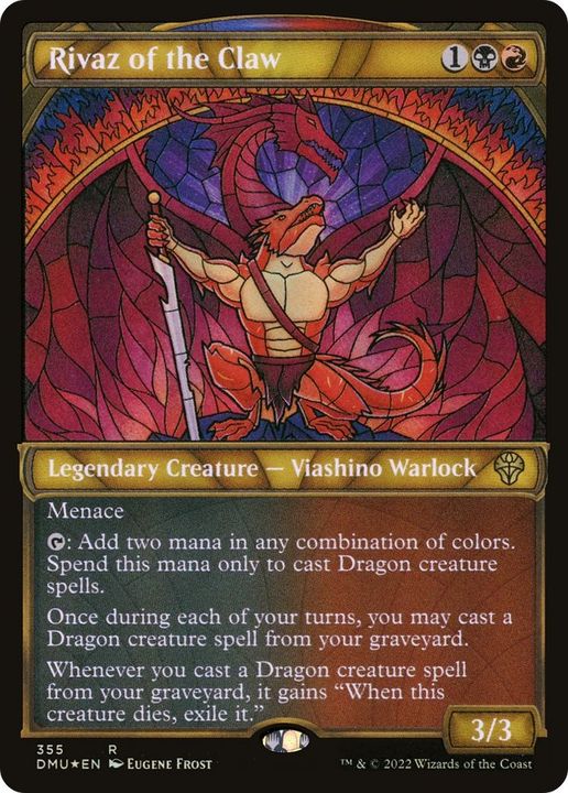 Rivaz of the Claw in the group Magic the Gathering / Types / Colors / Multicolors / B, R at Proxyprinters.com (3961)