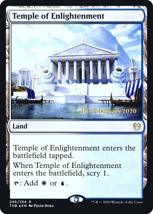 Temple of Enlightenment in the group Magic the Gathering / Sets / Theros Beyond Death Promos at Proxyprinters.com (39620)