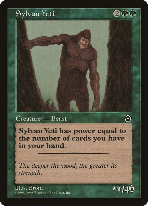 Sylvan Yeti in the group Magic the Gathering / Types / Colors / Green at Proxyprinters.com (3963)