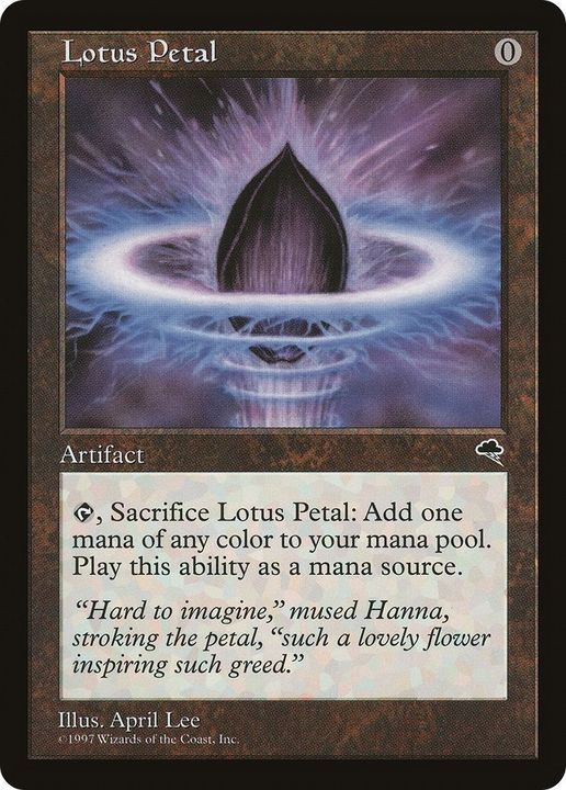 Lotus Petal in the group Magic the Gathering / Sets / Tempest at Proxyprinters.com (39636)