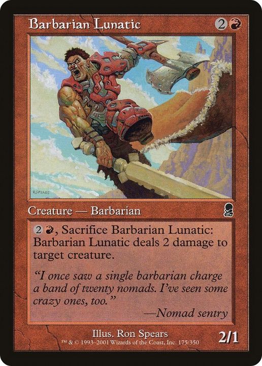 Barbarian Lunatic in the group Magic the Gathering / Types / Creatures / Human at Proxyprinters.com (39638)