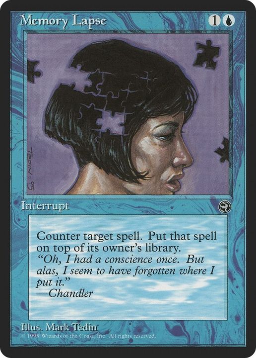 Memory Lapse in the group Magic the Gathering / Types / Colors / Blue at Proxyprinters.com (39641)