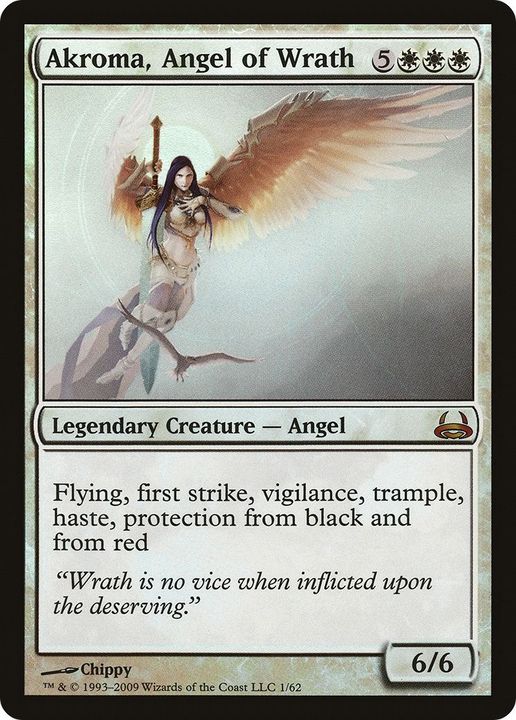 Akroma, Angel of Wrath in the group Magic the Gathering / Types / Colors / White at Proxyprinters.com (39645)