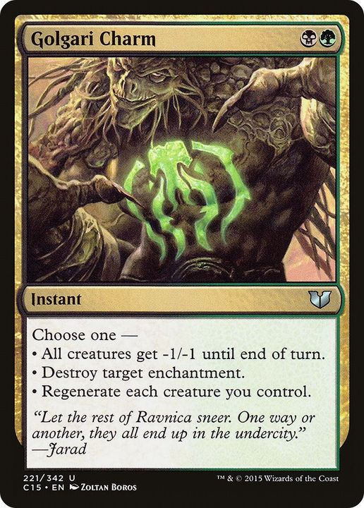 Golgari Charm in the group Magic the Gathering / Sets / Commander 2015 at Proxyprinters.com (3965)