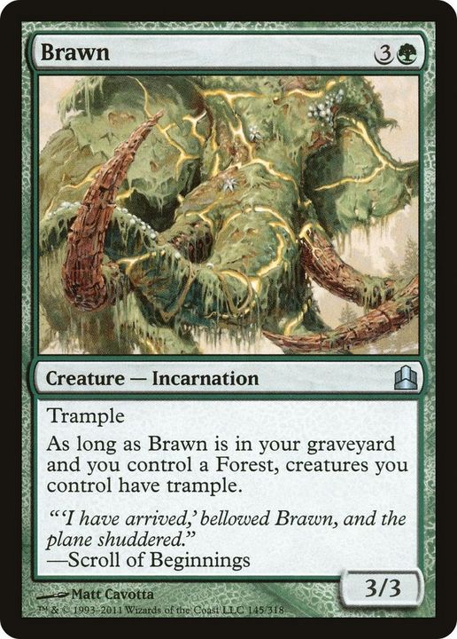 Brawn in the group Magic the Gathering / Types / Colors / Green at Proxyprinters.com (39658)