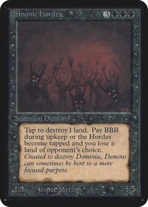 Demonic Hordes in the group Magic the Gathering / Sets / Limited Edition Alpha at Proxyprinters.com (39664)