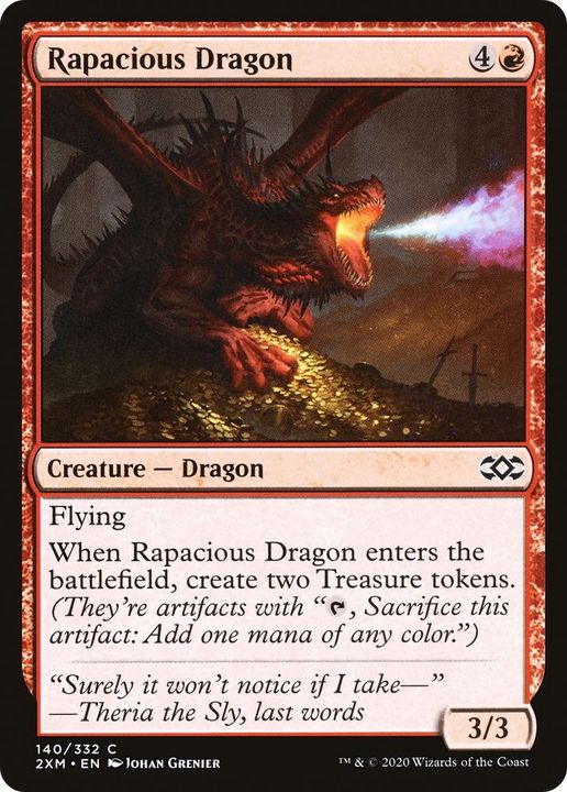 Rapacious Dragon in the group Magic the Gathering / Types / Colors / Red at Proxyprinters.com (39669)