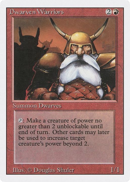 Dwarven Warriors in the group Magic the Gathering / Types / Creatures / Warrior at Proxyprinters.com (39684)