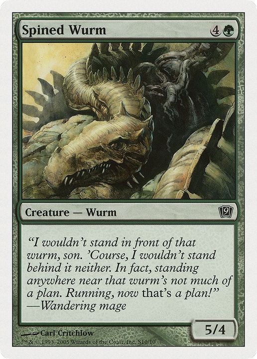 Spined Wurm in the group Magic the Gathering / Sets / Ninth Edition at Proxyprinters.com (397)