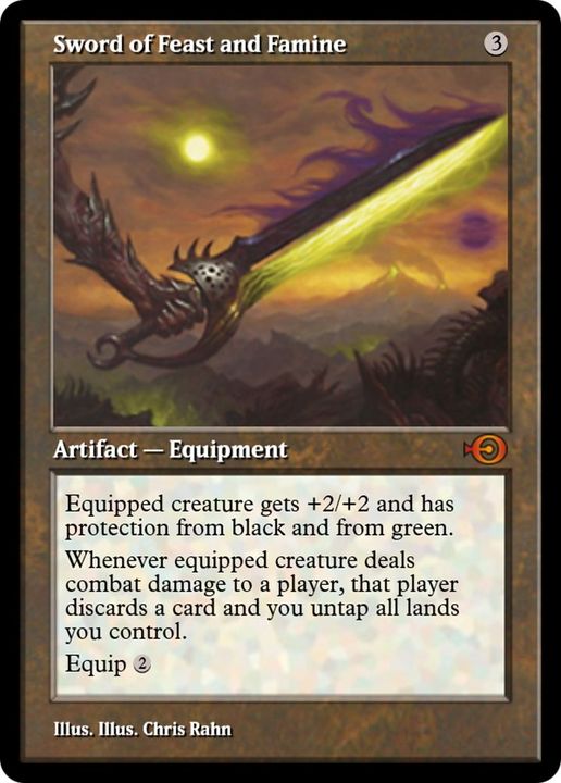 Sword of Feast and Famine in the group Magic the Gathering / Types / Artifacts / Artifact at Proxyprinters.com (39704)