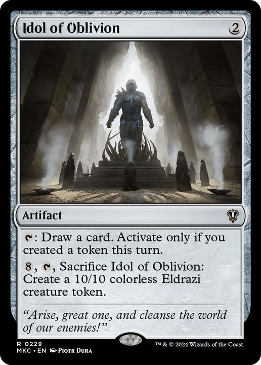 Idol of Oblivion in the group Magic the Gathering / Sets / Murders at Karlov Manor Commander at Proxyprinters.com (39723)