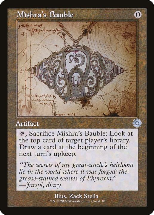 Mishra's Bauble in the group Magic the Gathering / Types / Artifacts / Artifact at Proxyprinters.com (39726)