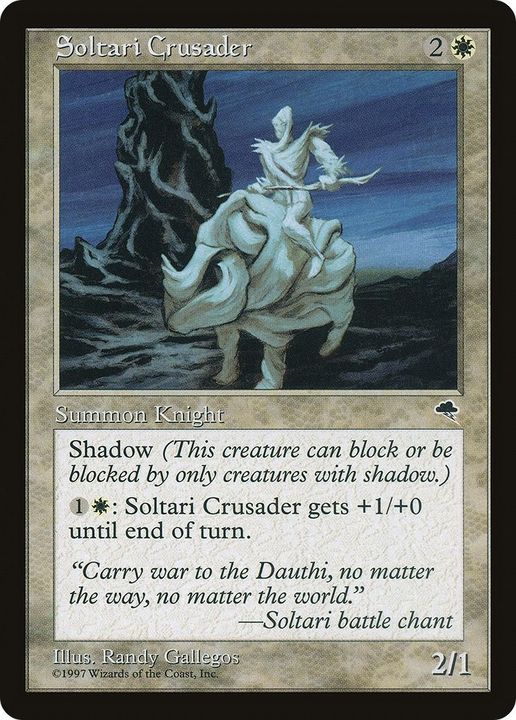 Soltari Crusader in the group Magic the Gathering / Types / Colors / White at Proxyprinters.com (39727)