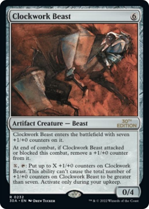 Clockwork Beast in the group Magic the Gathering / Types / Colors / Colorless at Proxyprinters.com (39733)