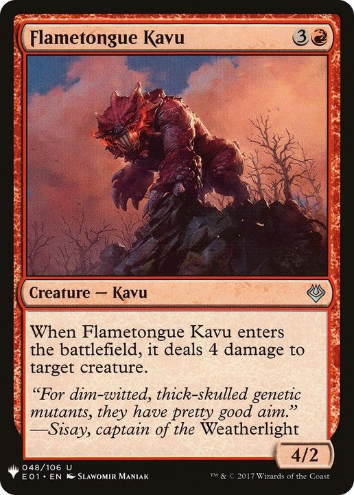 Flametongue Kavu in the group Advanced search at Proxyprinters.com (39739)