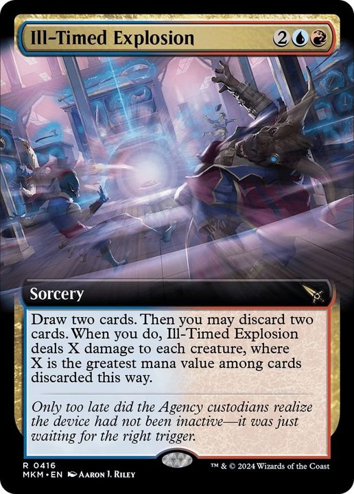 Ill-Timed Explosion in the group Magic the Gathering / Types / Colors / Multicolors / R, U at Proxyprinters.com (39750)