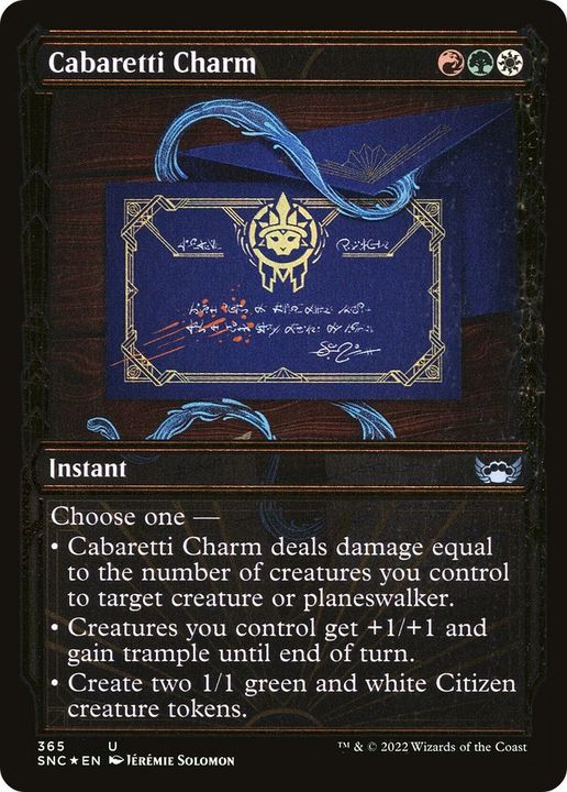 Cabaretti Charm in the group Magic the Gathering / Sets / Streets of New Capenna at Proxyprinters.com (39763)