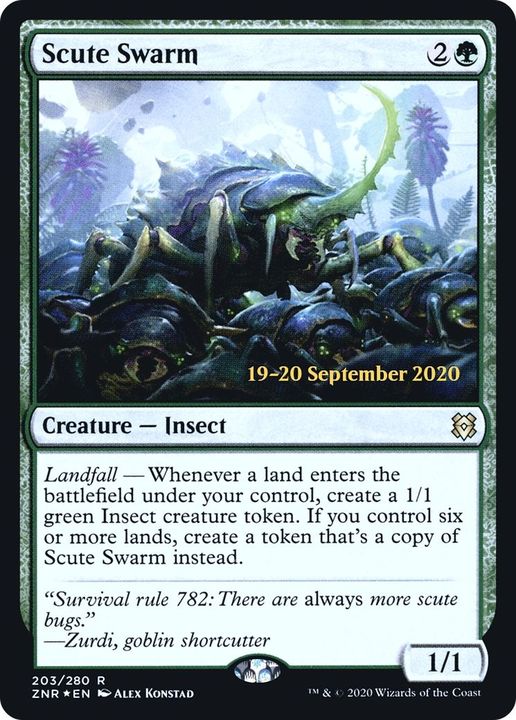 Scute Swarm in the group Magic the Gathering / Sets / Zendikar Rising Promos at Proxyprinters.com (39776)