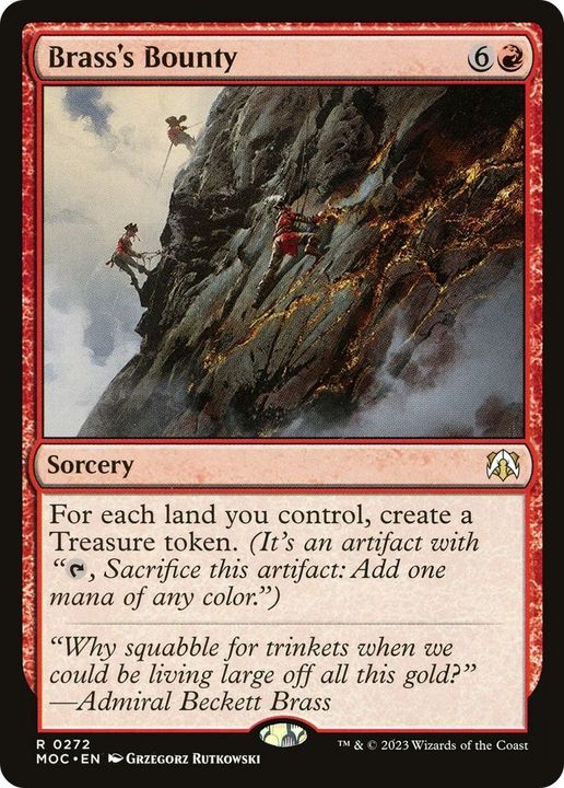 Brass's Bounty in the group Magic the Gathering / Types / Colors / Red at Proxyprinters.com (39785)