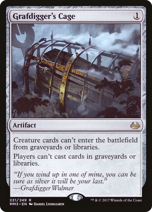 Grafdigger's Cage in the group Magic the Gathering / Types / Artifacts / Artifact at Proxyprinters.com (39794)