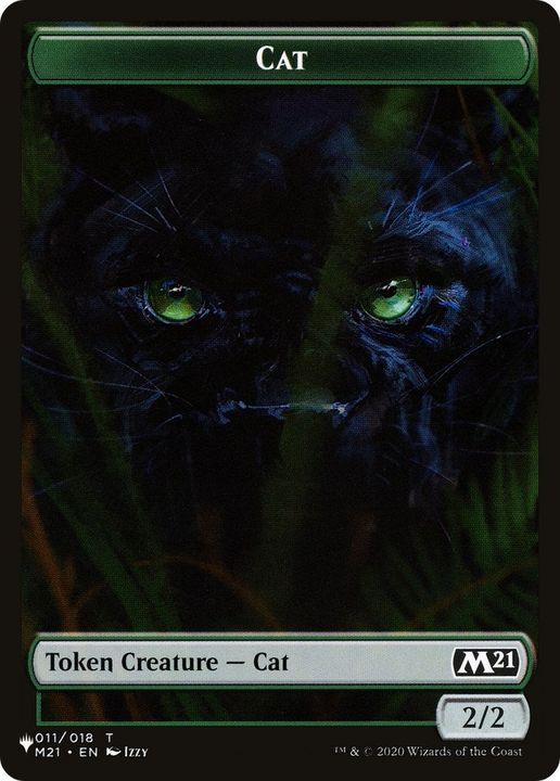 Cat in the group Magic the Gathering / Types / Colors / Green at Proxyprinters.com (398)