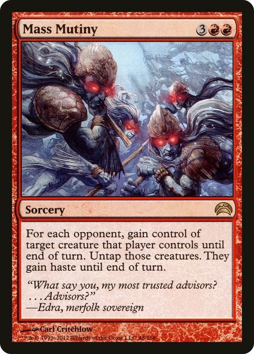 Mass Mutiny in the group Magic the Gathering / Types / Colors / Red at Proxyprinters.com (39819)