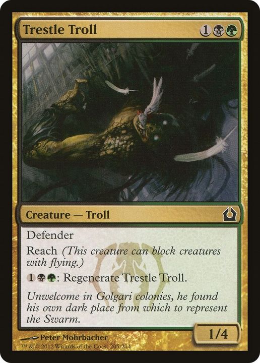 Trestle Troll in the group Magic the Gathering / Types / Colors / Multicolors / B, G at Proxyprinters.com (39833)