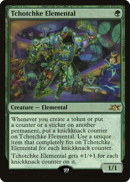 Tchotchke Elemental in the group Magic the Gathering / Types / Colors / Green at Proxyprinters.com (39838)