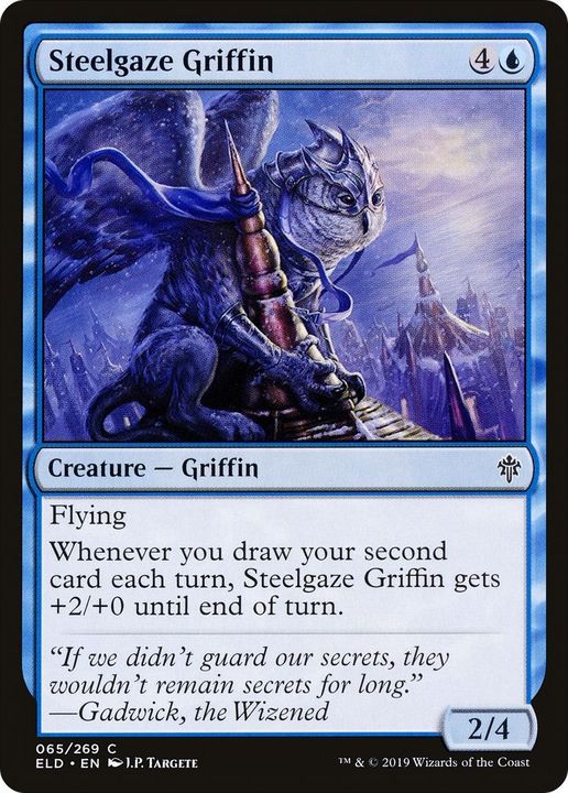 Steelgaze Griffin in the group Magic the Gathering / Sets / Throne of Eldraine at Proxyprinters.com (39859)