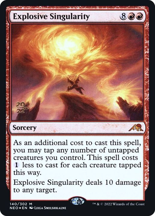 Explosive Singularity in the group Magic the Gathering / Sets / Kamigawa: Neon Dynasty Promos at Proxyprinters.com (3990)