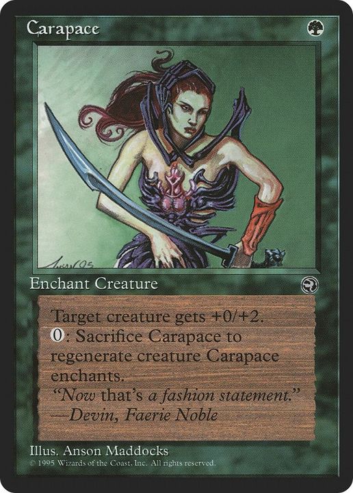 Carapace in the group Magic the Gathering / Types / Colors / Green at Proxyprinters.com (39903)