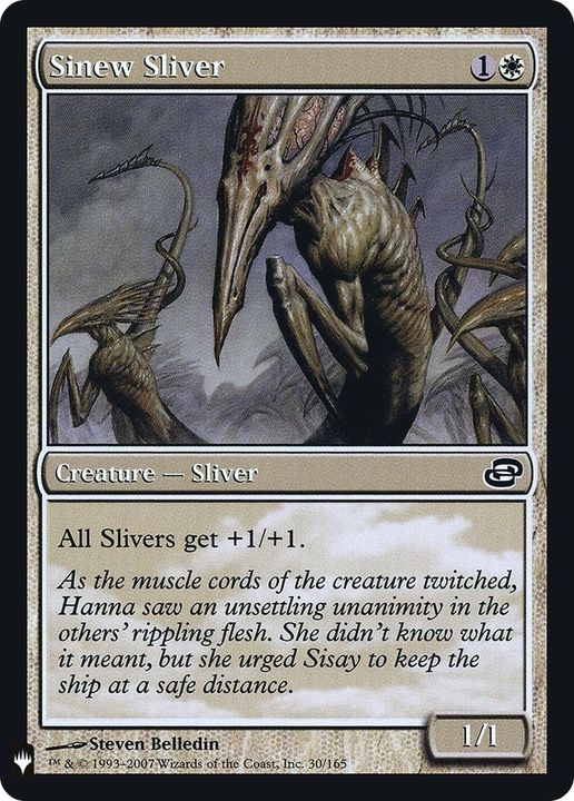 Sinew Sliver in the group Magic the Gathering / Types / Colors / White at Proxyprinters.com (39909)