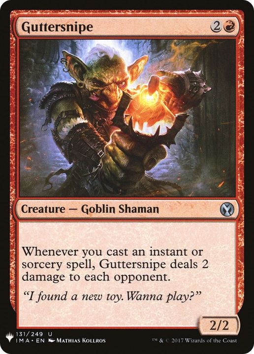 Guttersnipe in the group Magic the Gathering / Types / Creatures / Goblin at Proxyprinters.com (39913)