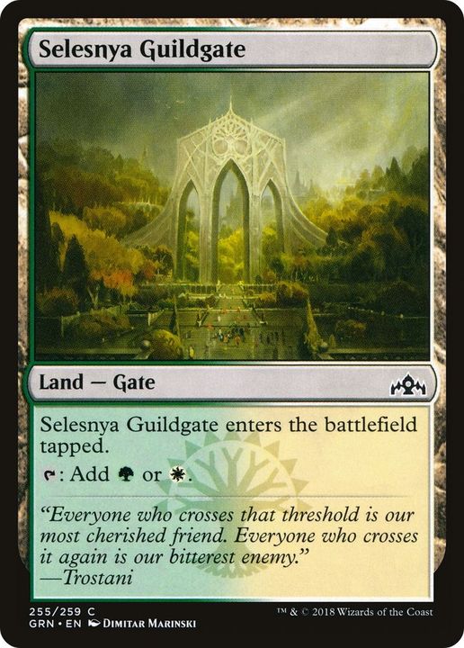 Selesnya Guildgate in the group Magic the Gathering / Types / Colors / Colorless at Proxyprinters.com (39922)