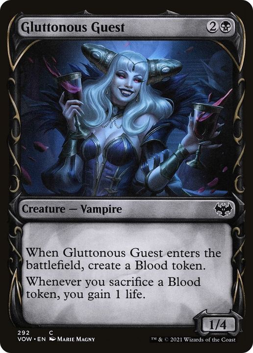 Gluttonous Guest in the group Magic the Gathering / Types / Colors / Black at Proxyprinters.com (39938)