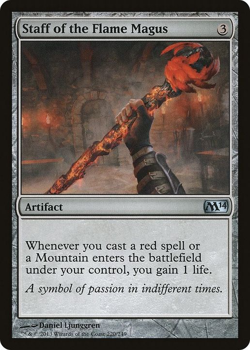 Staff of the Flame Magus in the group Magic the Gathering / Sets / Magic 2015 at Proxyprinters.com (39941)