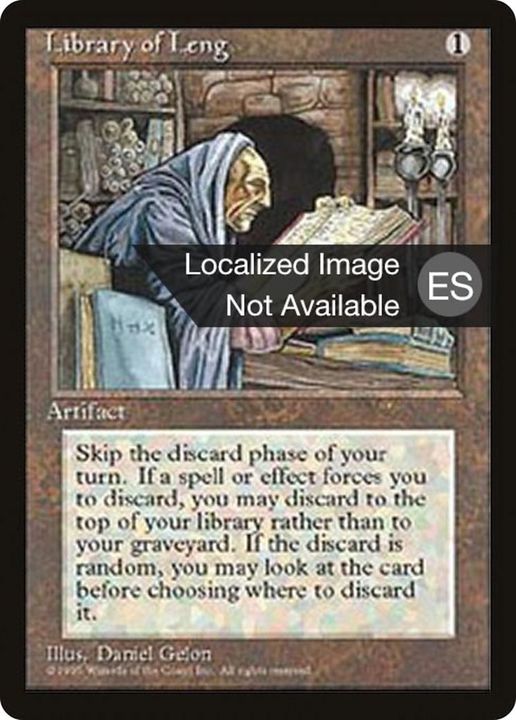 Library of Leng in the group Magic the Gathering / Sets / Fourth Edition Foreign Black Border at Proxyprinters.com (39954)