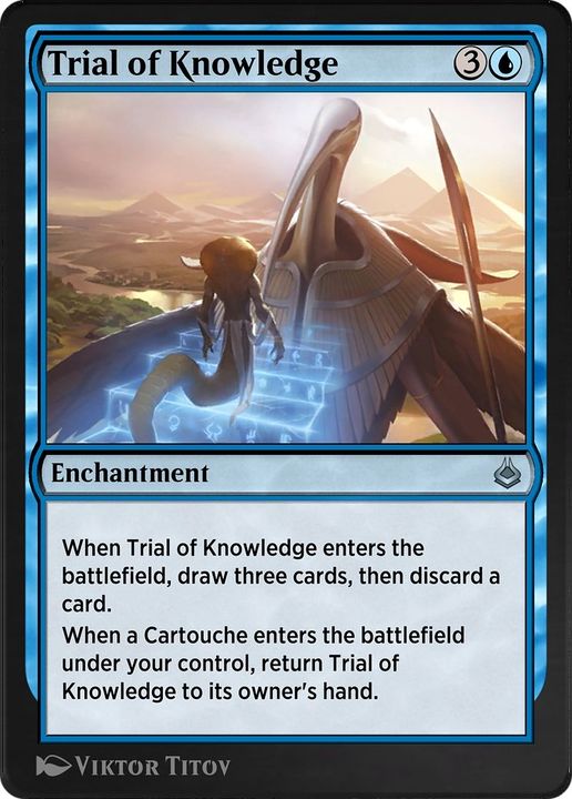 Trial of Knowledge in the group Magic the Gathering / Sets / Amonkhet Remastered at Proxyprinters.com (39960)